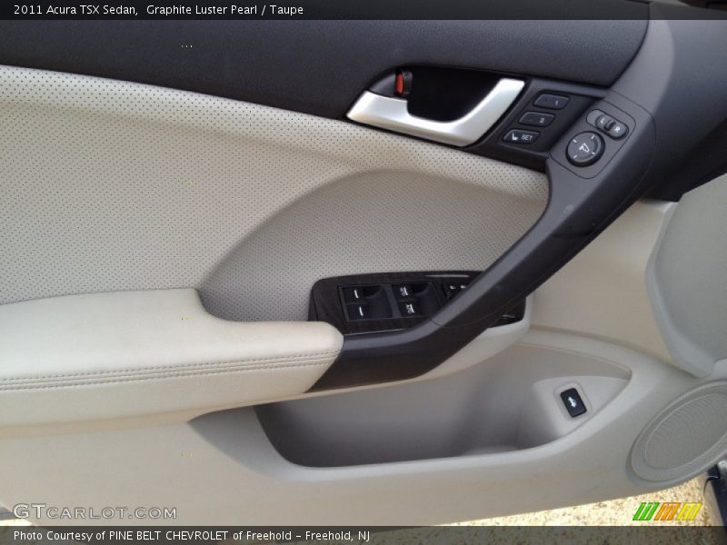 Graphite Luster Pearl / Taupe 2011 Acura TSX Sedan