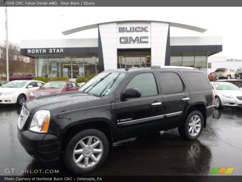 Onyx Black / Ebony 2008 GMC Yukon Denali AWD