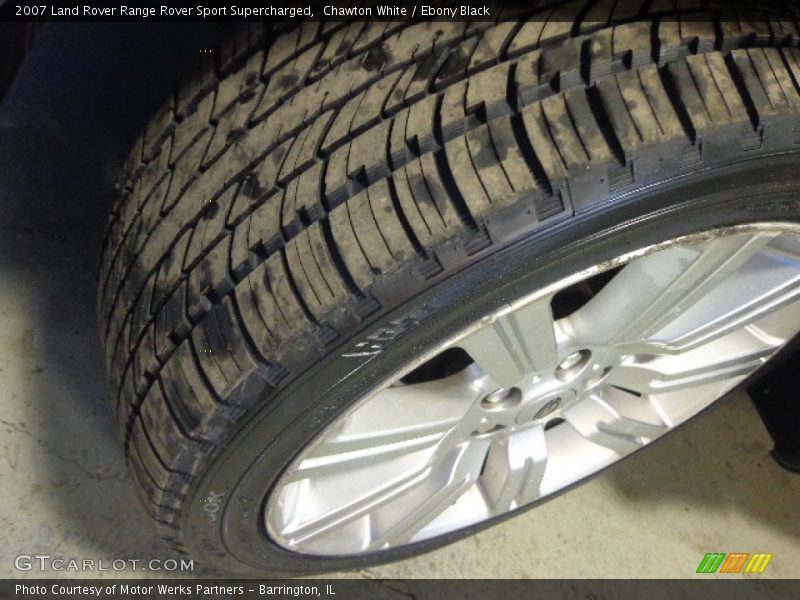 Chawton White / Ebony Black 2007 Land Rover Range Rover Sport Supercharged