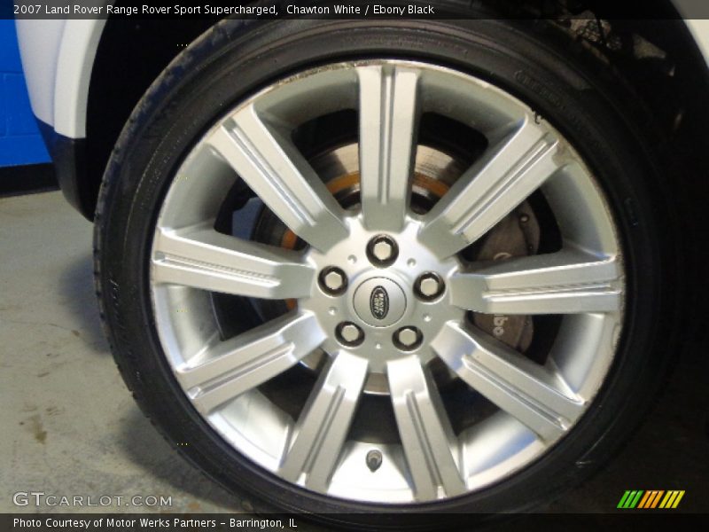 Chawton White / Ebony Black 2007 Land Rover Range Rover Sport Supercharged