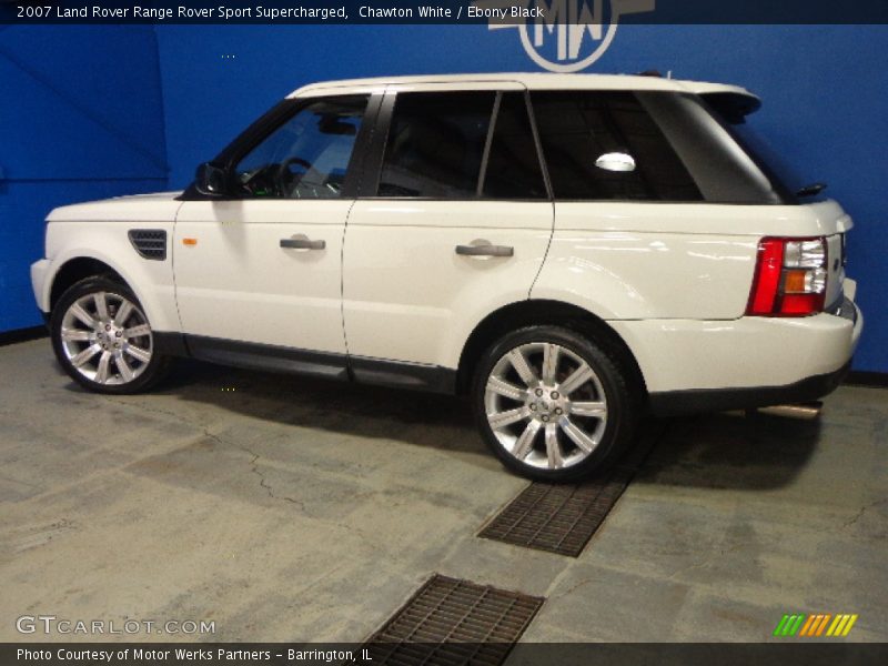 Chawton White / Ebony Black 2007 Land Rover Range Rover Sport Supercharged