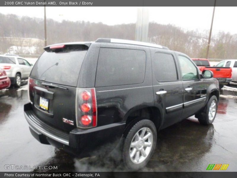 Onyx Black / Ebony 2008 GMC Yukon Denali AWD