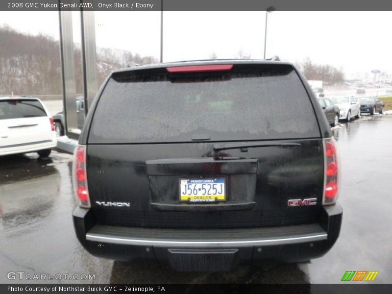 Onyx Black / Ebony 2008 GMC Yukon Denali AWD