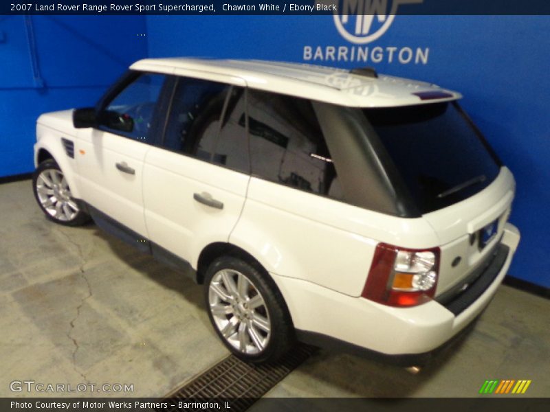 Chawton White / Ebony Black 2007 Land Rover Range Rover Sport Supercharged
