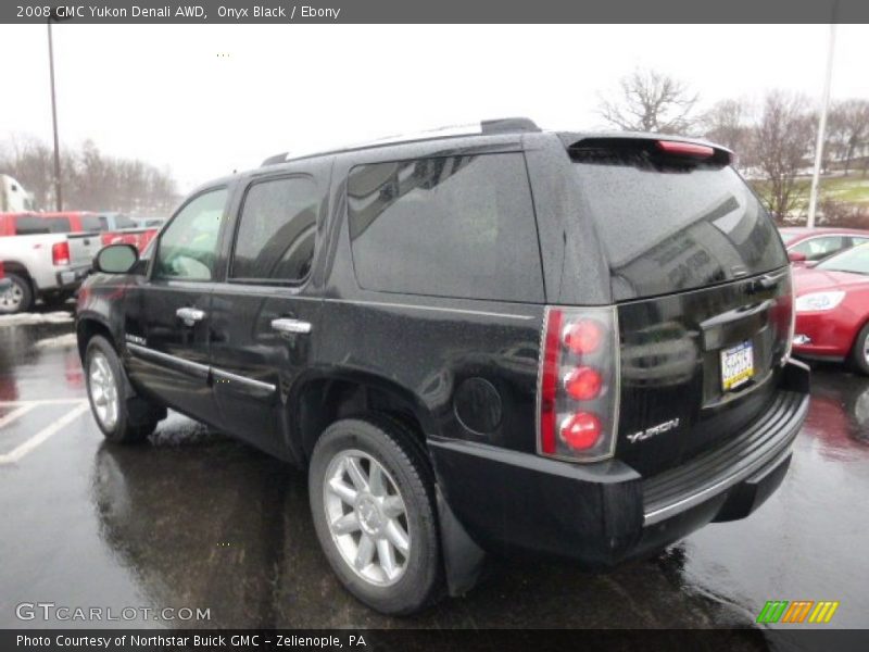 Onyx Black / Ebony 2008 GMC Yukon Denali AWD