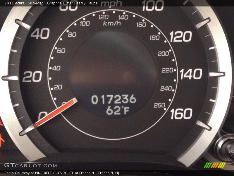 Graphite Luster Pearl / Taupe 2011 Acura TSX Sedan