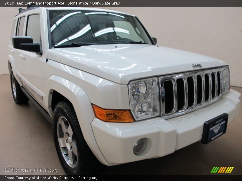 Stone White / Dark Slate Gray 2010 Jeep Commander Sport 4x4