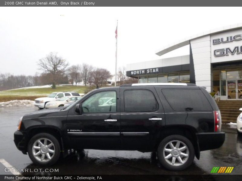 Onyx Black / Ebony 2008 GMC Yukon Denali AWD