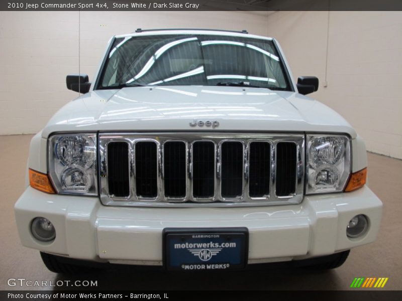 Stone White / Dark Slate Gray 2010 Jeep Commander Sport 4x4