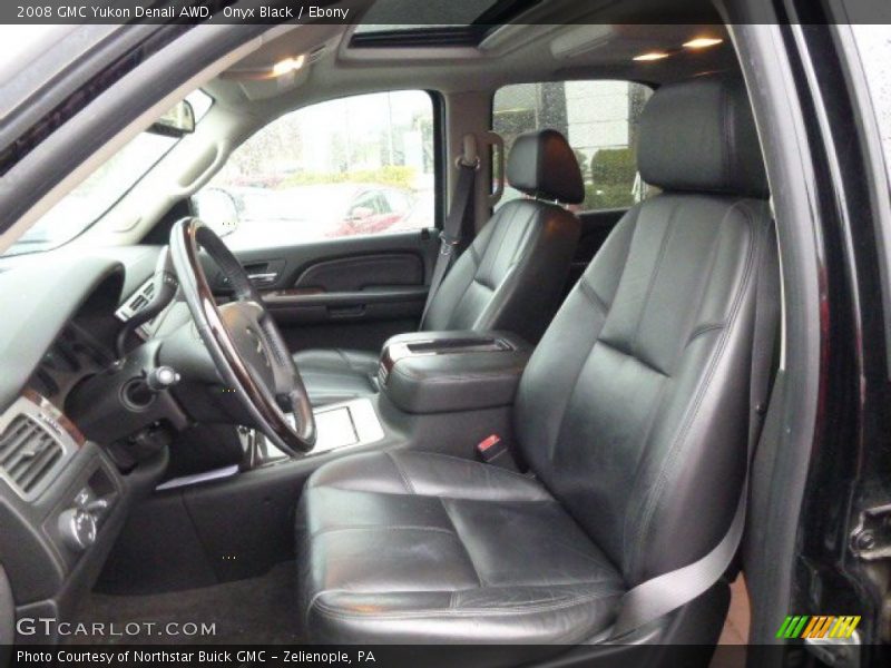 Onyx Black / Ebony 2008 GMC Yukon Denali AWD