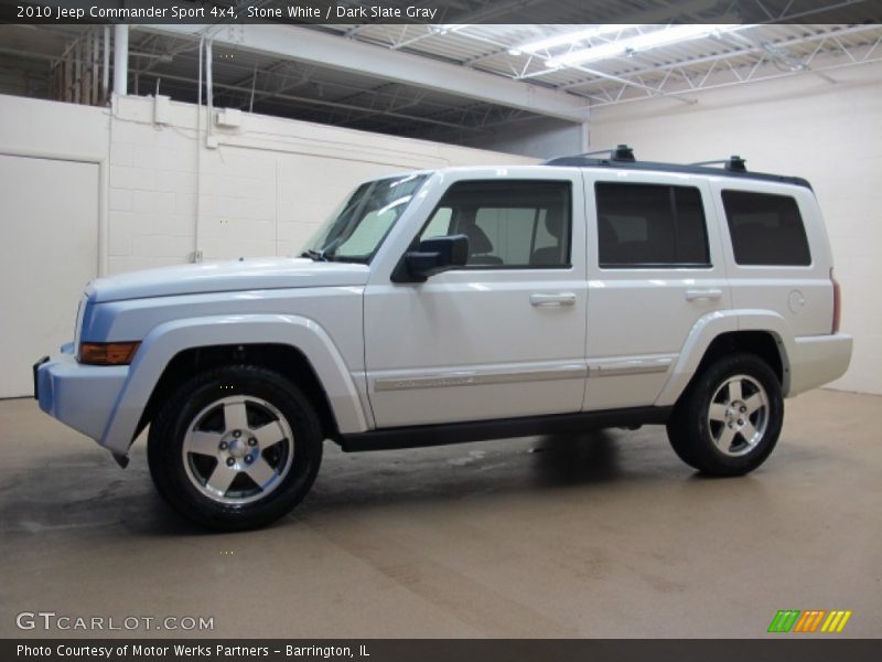 Stone White / Dark Slate Gray 2010 Jeep Commander Sport 4x4