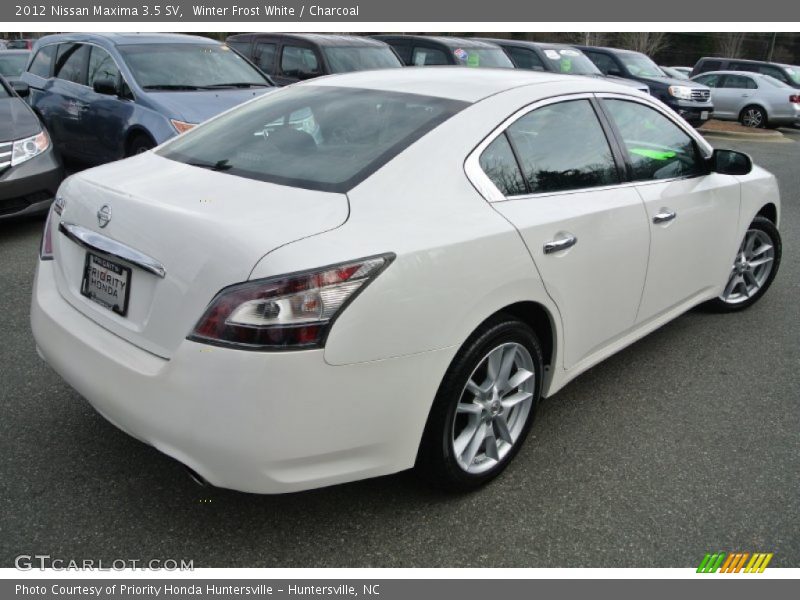 Winter Frost White / Charcoal 2012 Nissan Maxima 3.5 SV