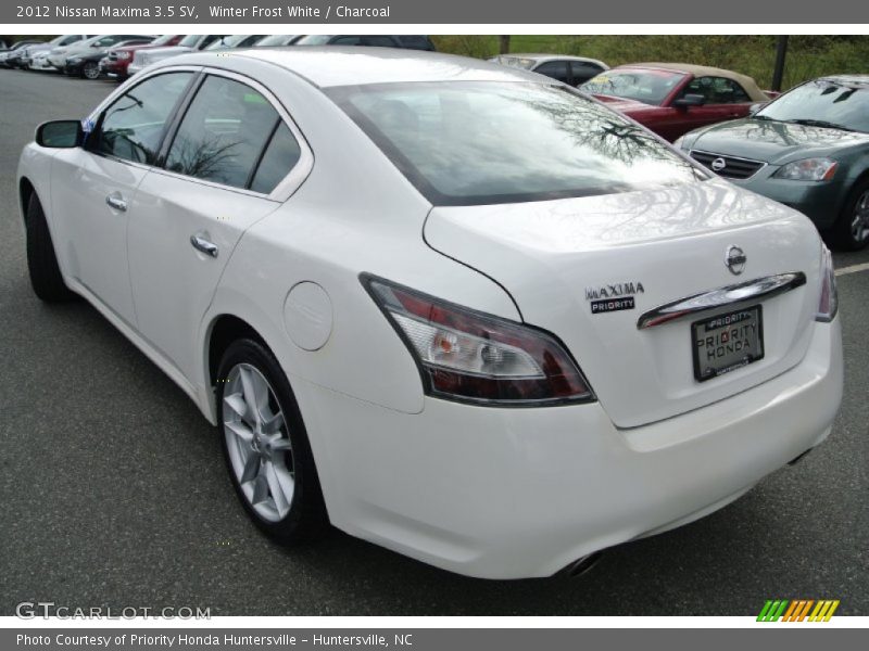 Winter Frost White / Charcoal 2012 Nissan Maxima 3.5 SV