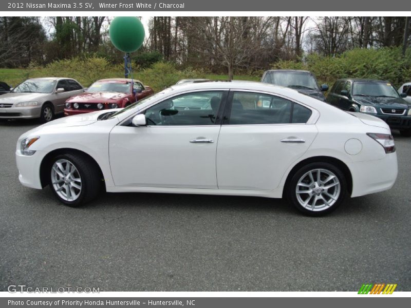 Winter Frost White / Charcoal 2012 Nissan Maxima 3.5 SV
