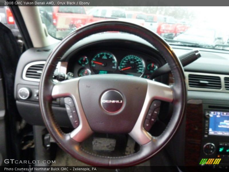 Onyx Black / Ebony 2008 GMC Yukon Denali AWD
