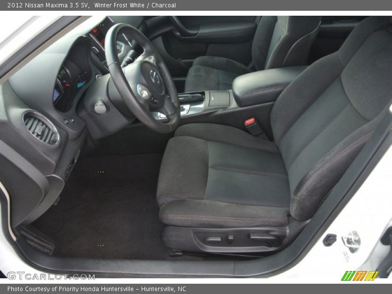 Winter Frost White / Charcoal 2012 Nissan Maxima 3.5 SV