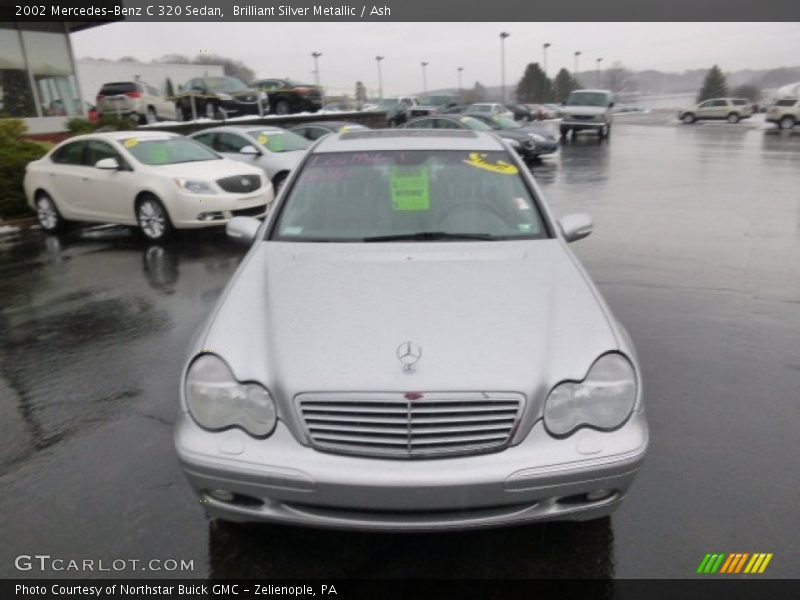 Brilliant Silver Metallic / Ash 2002 Mercedes-Benz C 320 Sedan