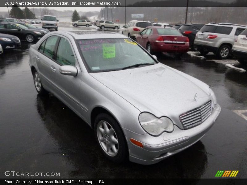 Brilliant Silver Metallic / Ash 2002 Mercedes-Benz C 320 Sedan