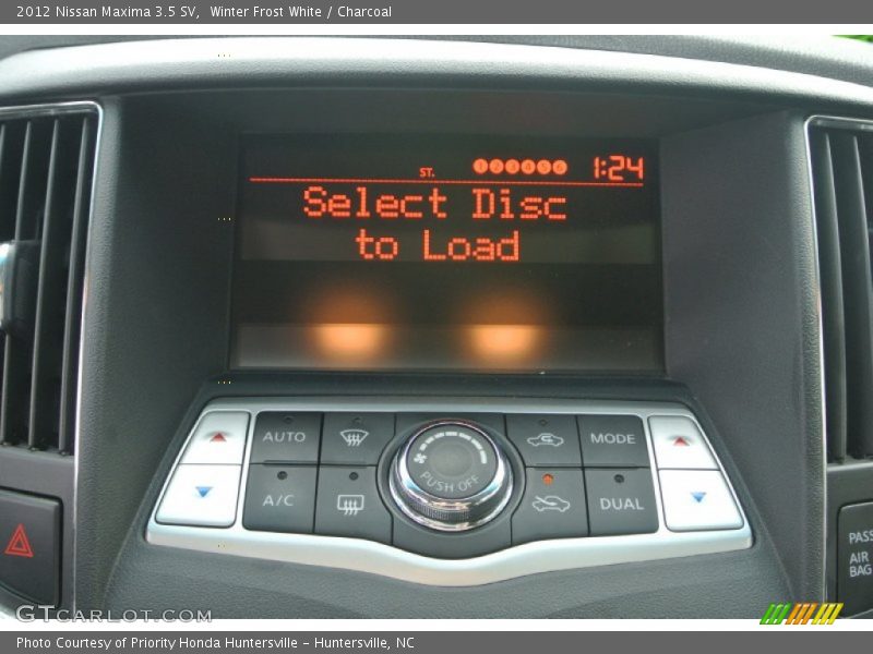 Winter Frost White / Charcoal 2012 Nissan Maxima 3.5 SV