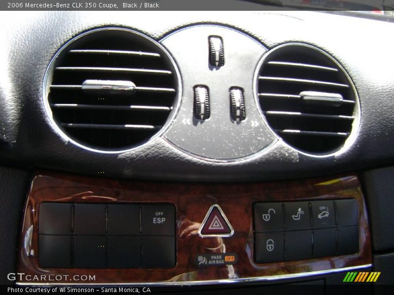 Black / Black 2006 Mercedes-Benz CLK 350 Coupe