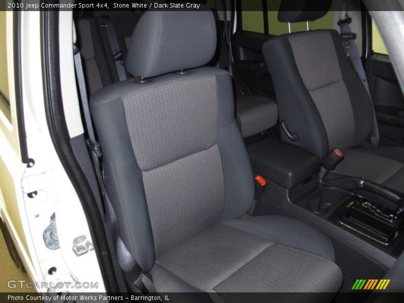 Stone White / Dark Slate Gray 2010 Jeep Commander Sport 4x4