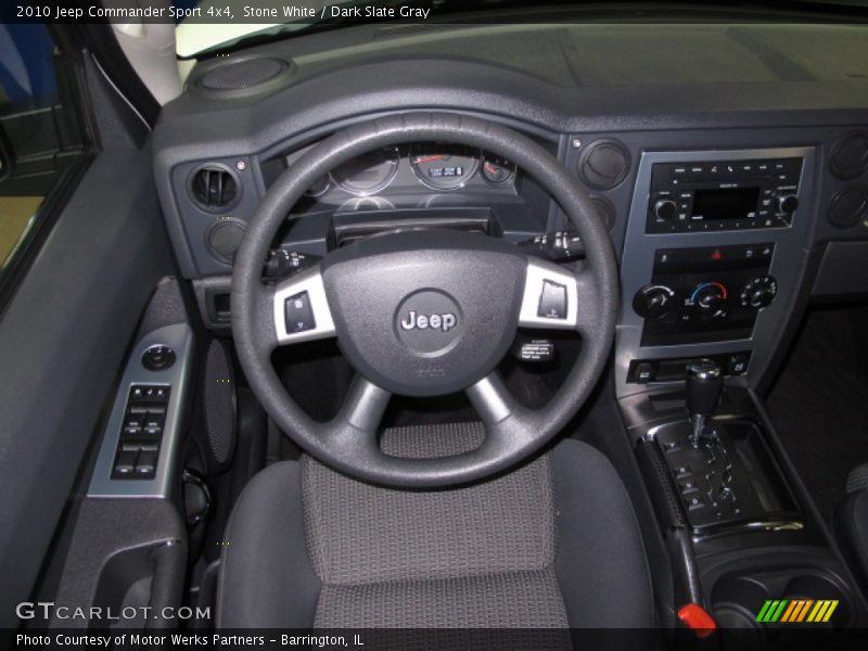 Stone White / Dark Slate Gray 2010 Jeep Commander Sport 4x4