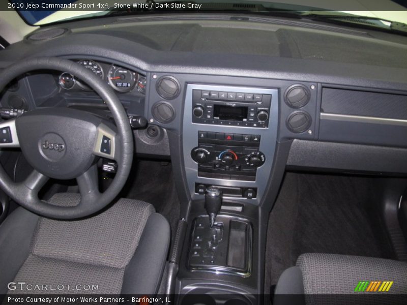 Stone White / Dark Slate Gray 2010 Jeep Commander Sport 4x4