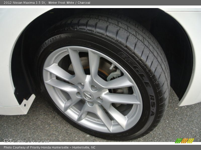 Winter Frost White / Charcoal 2012 Nissan Maxima 3.5 SV