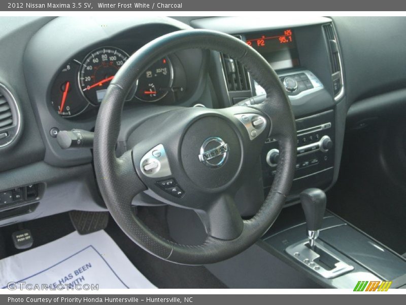 Winter Frost White / Charcoal 2012 Nissan Maxima 3.5 SV
