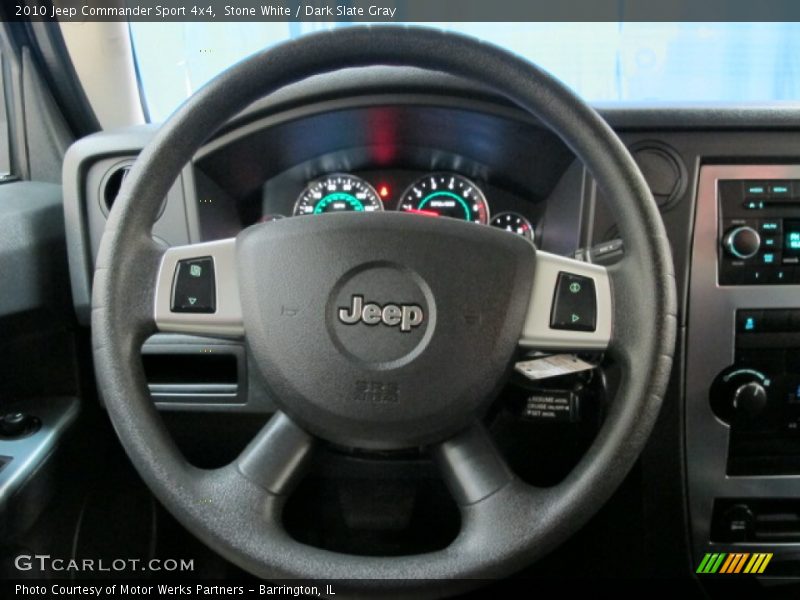 Stone White / Dark Slate Gray 2010 Jeep Commander Sport 4x4