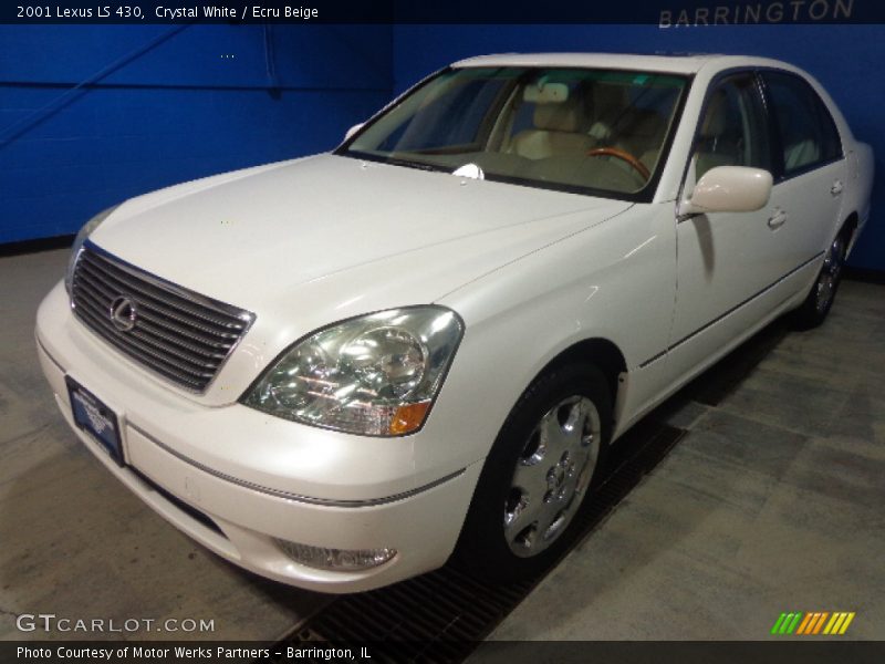 Crystal White / Ecru Beige 2001 Lexus LS 430