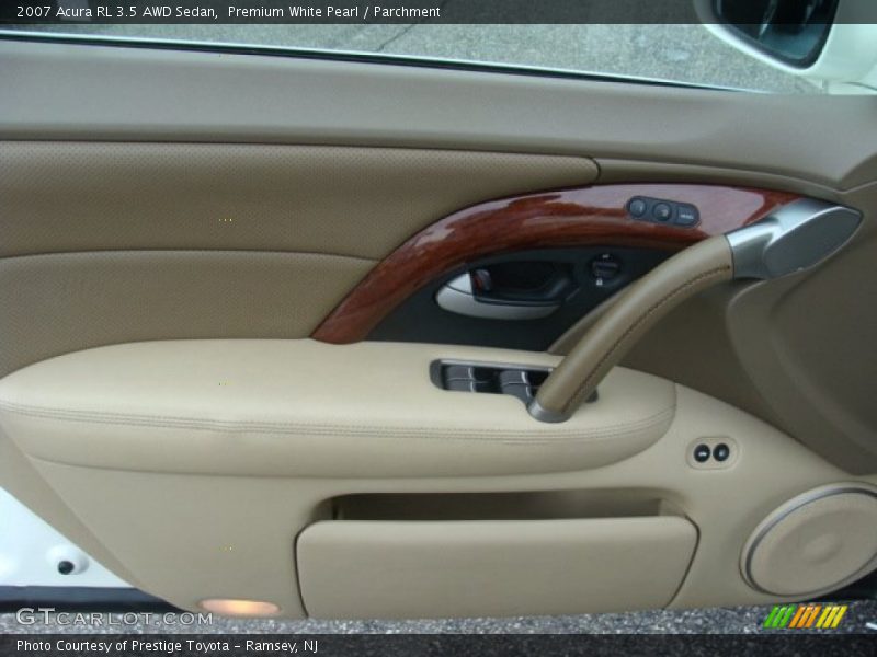 Premium White Pearl / Parchment 2007 Acura RL 3.5 AWD Sedan
