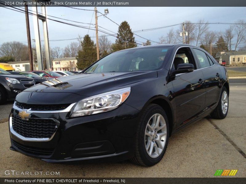 Black Granite Metallic / Jet Black/Titanium 2014 Chevrolet Malibu LT