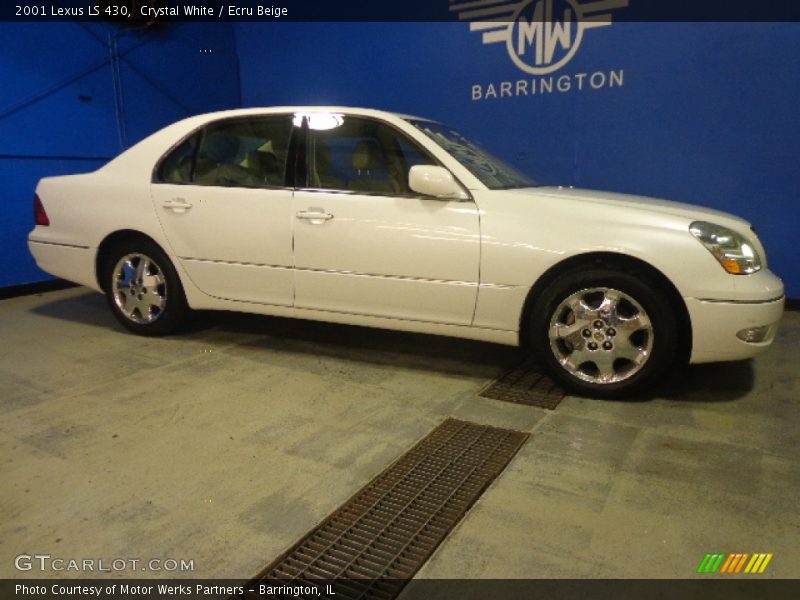 Crystal White / Ecru Beige 2001 Lexus LS 430