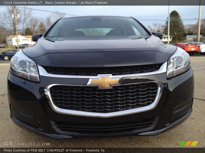 Black Granite Metallic / Jet Black/Titanium 2014 Chevrolet Malibu LT