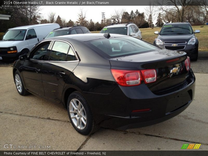 Black Granite Metallic / Jet Black/Titanium 2014 Chevrolet Malibu LT
