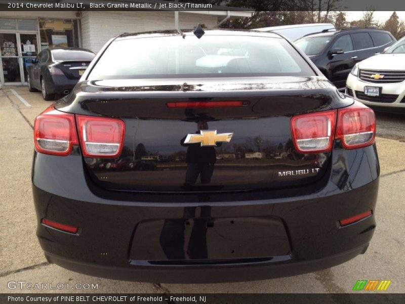 Black Granite Metallic / Jet Black/Titanium 2014 Chevrolet Malibu LT