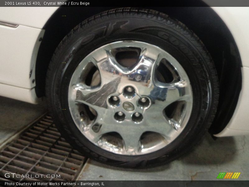 Crystal White / Ecru Beige 2001 Lexus LS 430