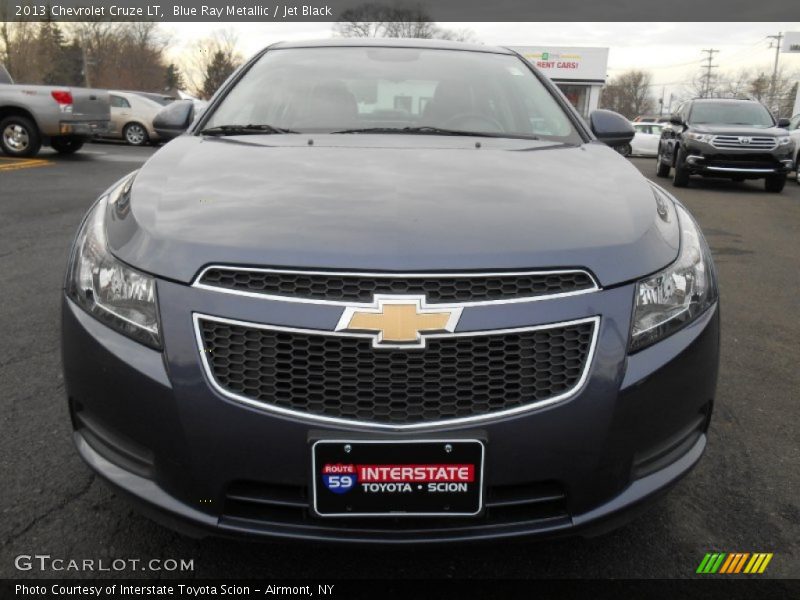 Blue Ray Metallic / Jet Black 2013 Chevrolet Cruze LT