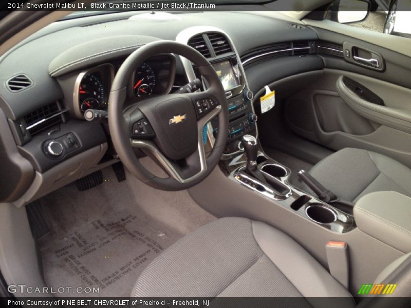 Jet Black/Titanium Interior - 2014 Malibu LT 