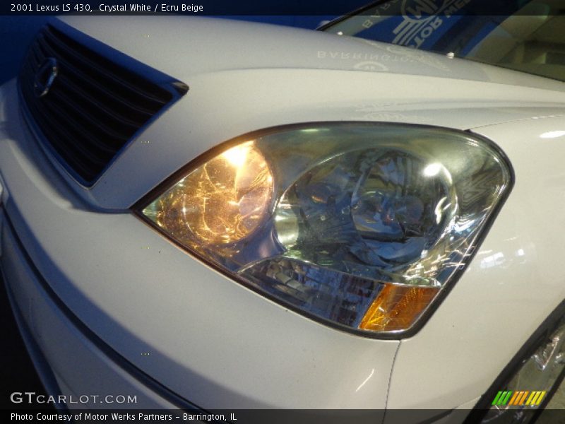 Crystal White / Ecru Beige 2001 Lexus LS 430
