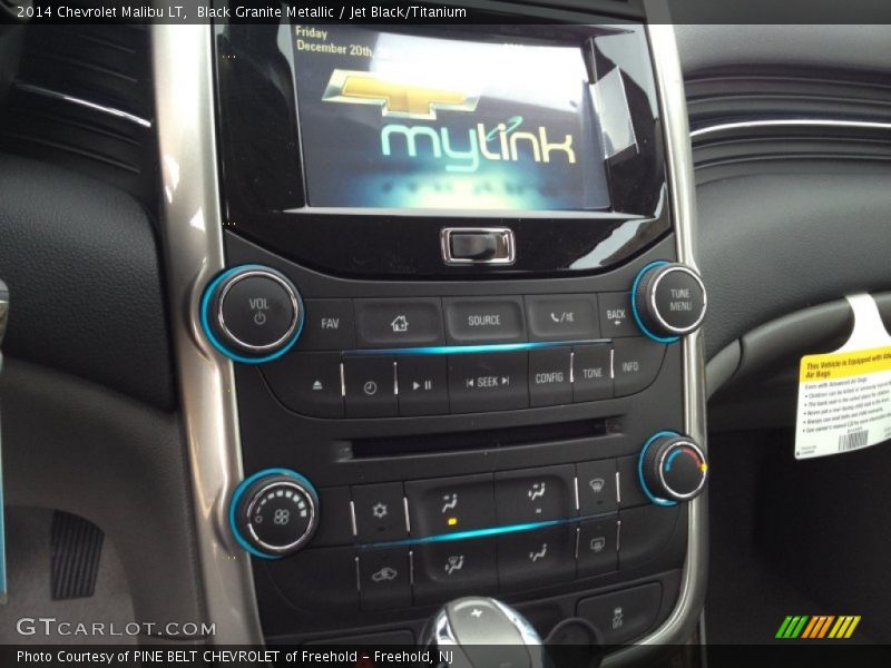 Black Granite Metallic / Jet Black/Titanium 2014 Chevrolet Malibu LT