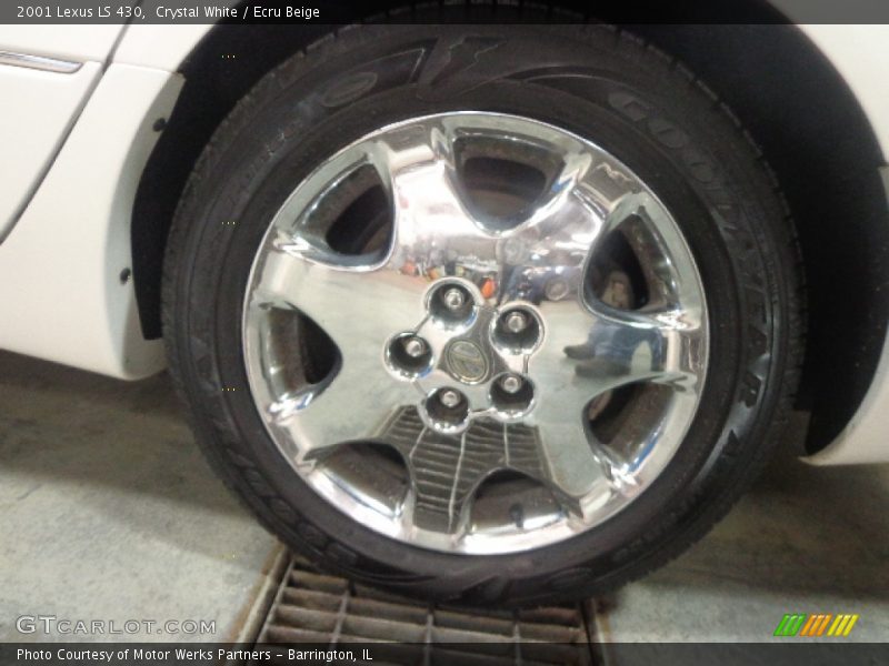 Crystal White / Ecru Beige 2001 Lexus LS 430
