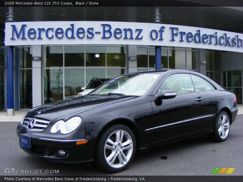 Black / Stone 2006 Mercedes-Benz CLK 350 Coupe