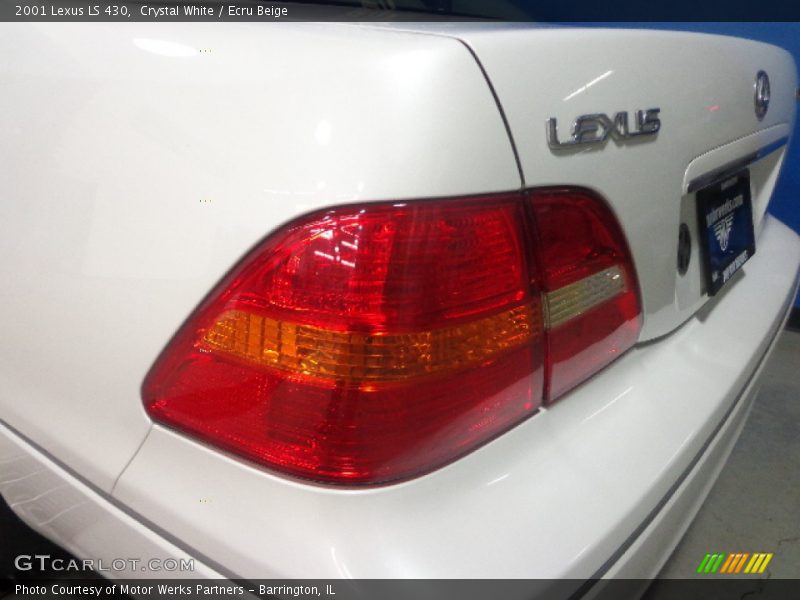 Crystal White / Ecru Beige 2001 Lexus LS 430