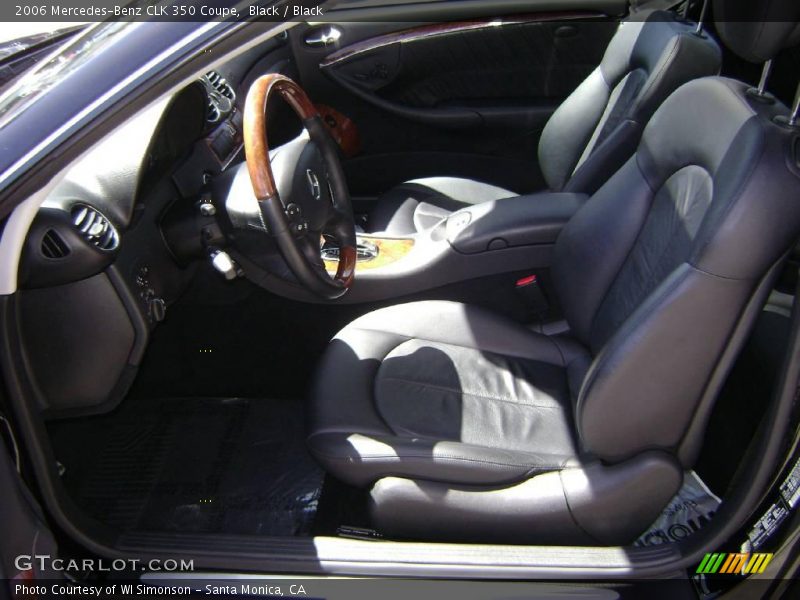 Black / Black 2006 Mercedes-Benz CLK 350 Coupe