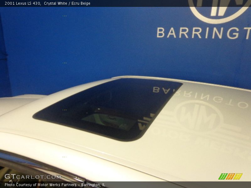 Crystal White / Ecru Beige 2001 Lexus LS 430