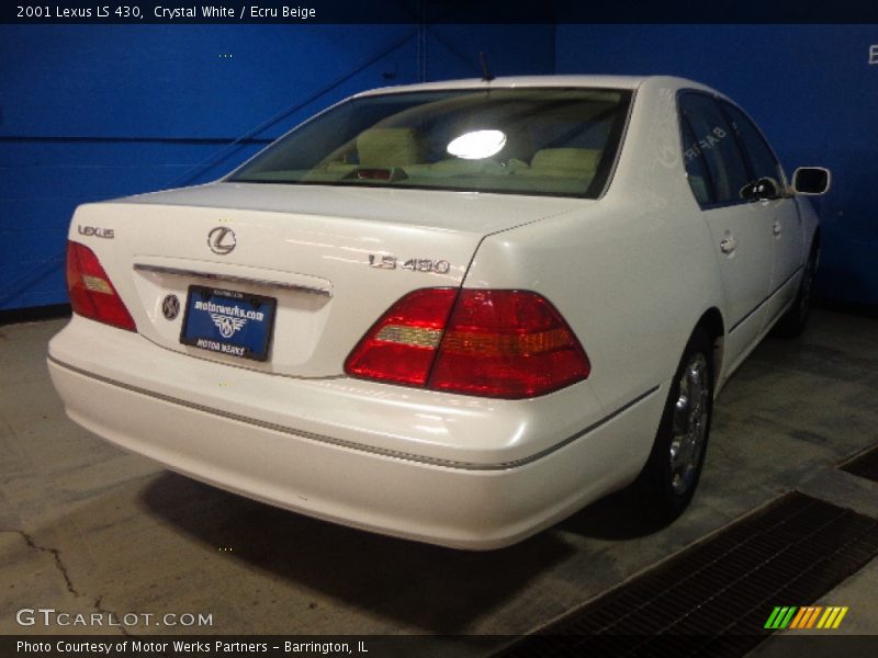 Crystal White / Ecru Beige 2001 Lexus LS 430