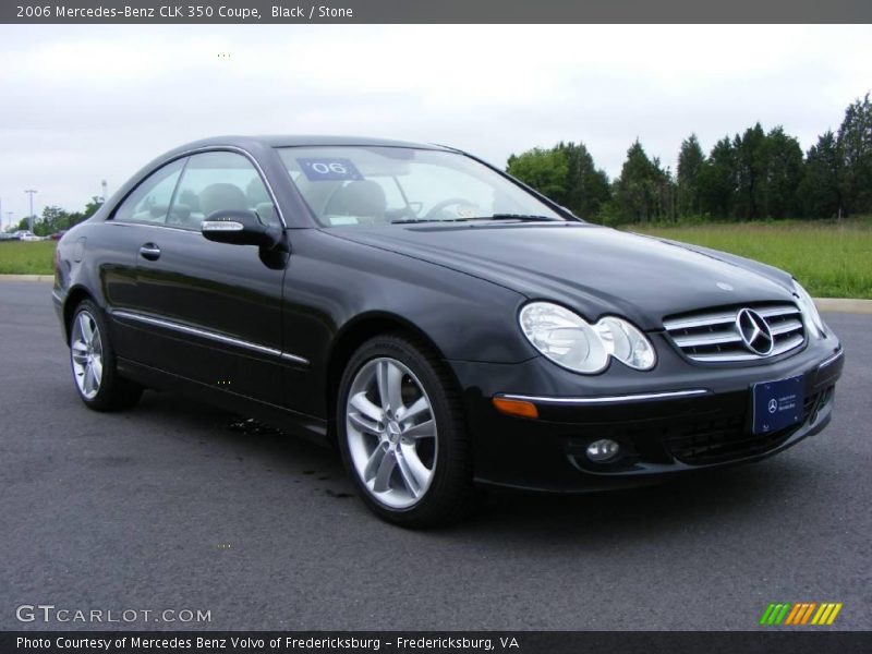 Black / Stone 2006 Mercedes-Benz CLK 350 Coupe