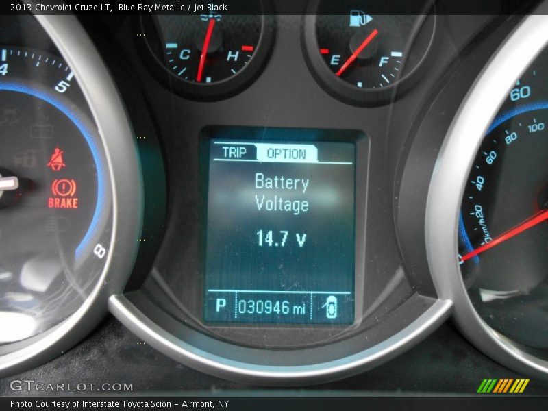 Blue Ray Metallic / Jet Black 2013 Chevrolet Cruze LT